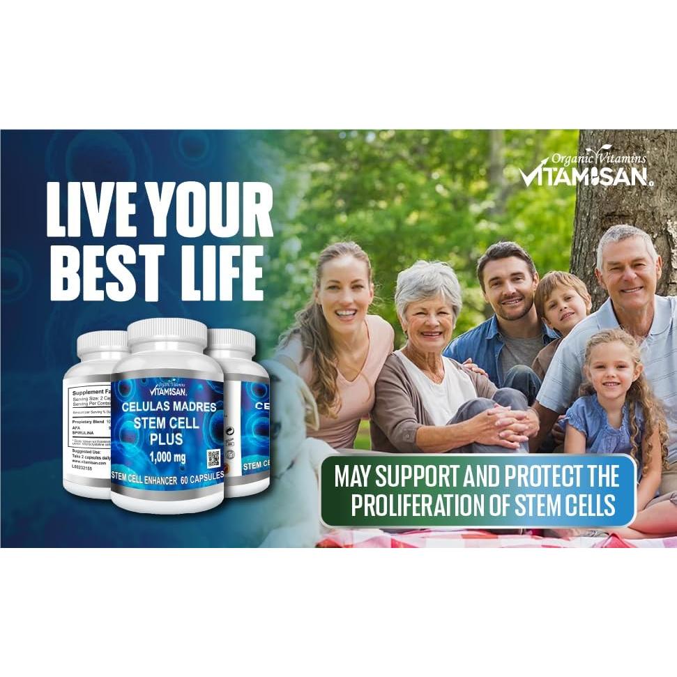 Cápsulas Antienvejecimiento Vitamisan 240 Unidades 1000 mg