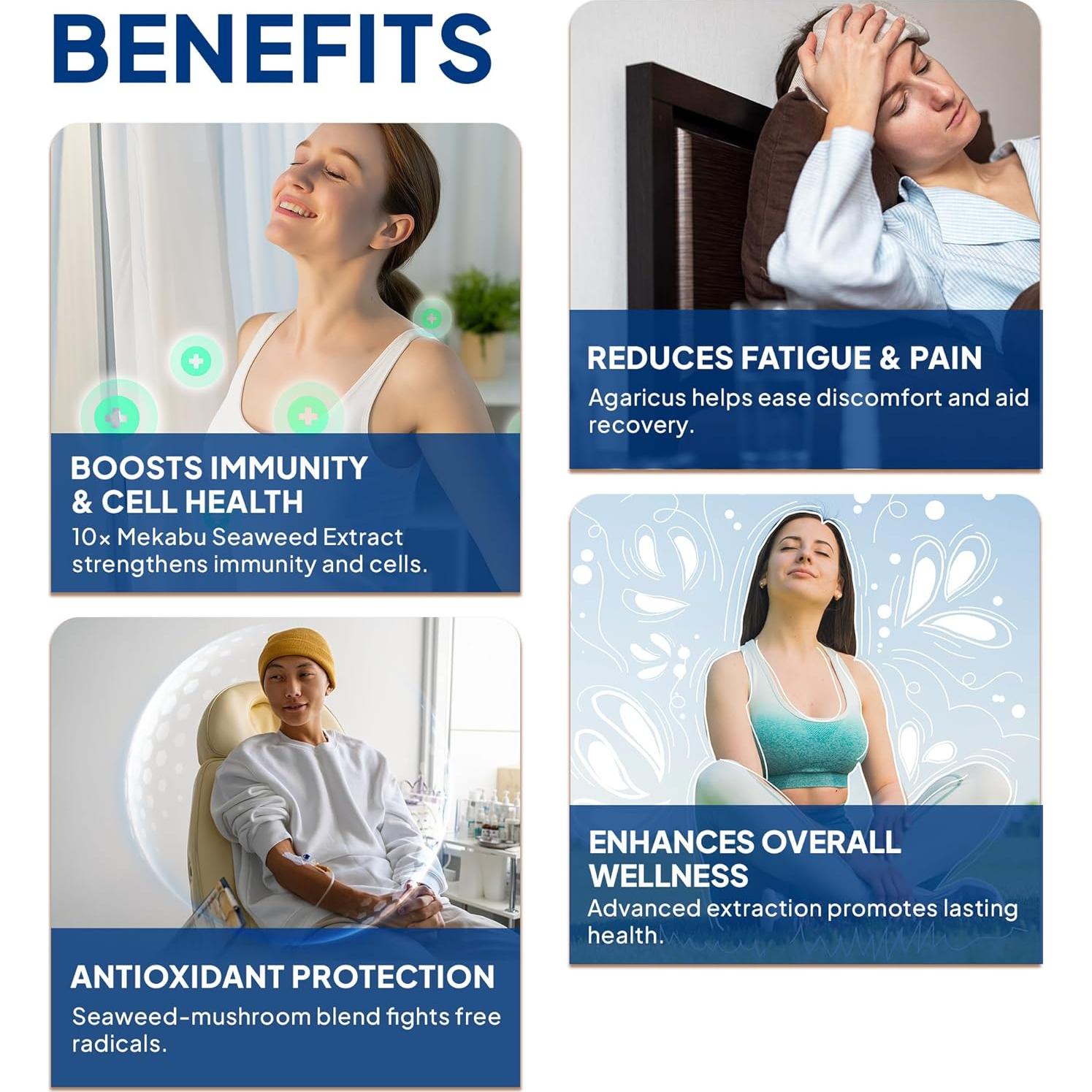 Suplemento Líquido FINE JAPAN Fucoidan Plus - 10 Botellas 50ml