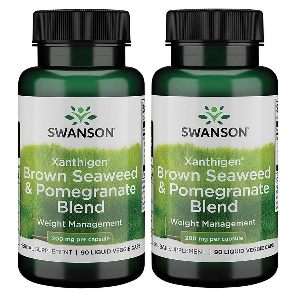 Swanson Xanthigen - Algas Marrones y Granada 200mg - 90 Cápsulas
