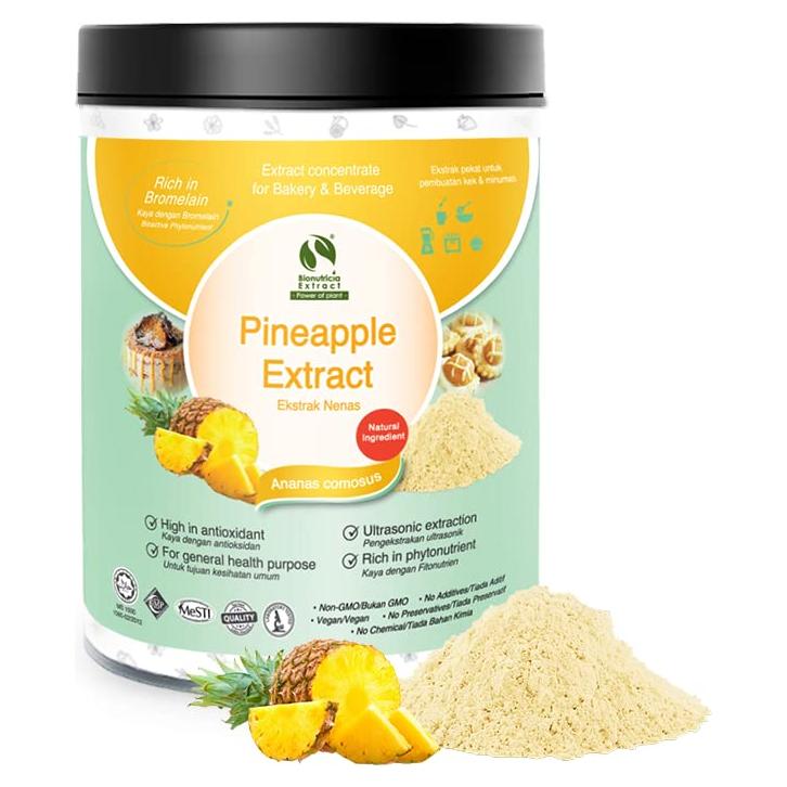 Polvo de Extracto de Piña 20:1 Bionutricia 200g - Sin Azúcar