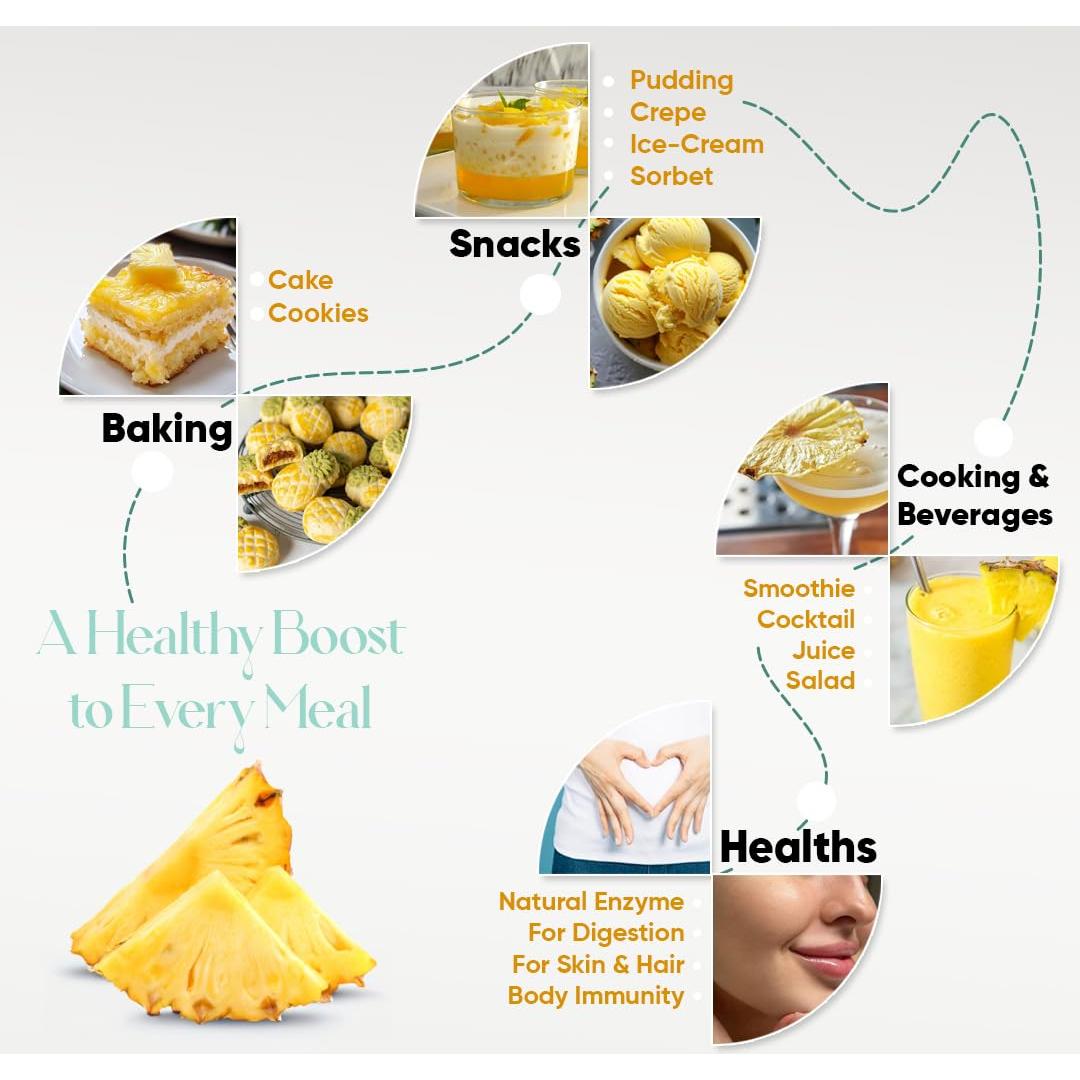 Polvo de Extracto de Piña 20:1 Bionutricia 200g - Sin Azúcar