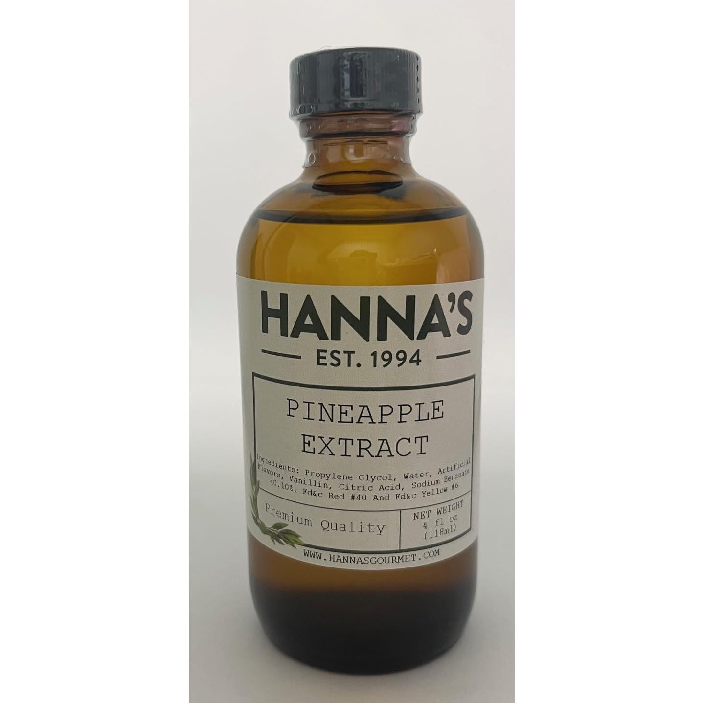 Extracto de Piña 118ml JR Spice Co 100% Natural Puro