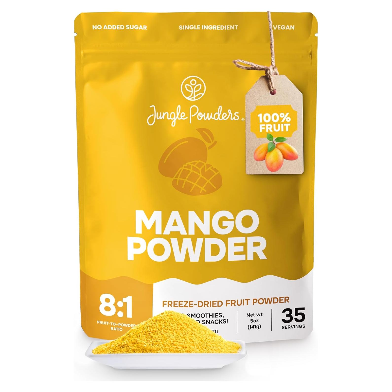 Polvo de Mango Liofilizado Jungle Powders 142g Sin Azúcar