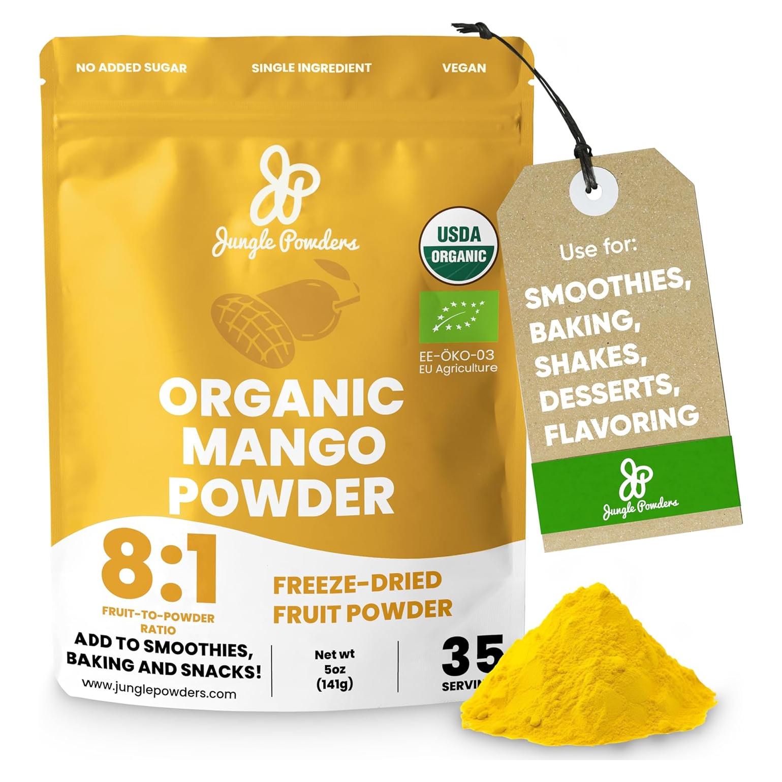 Polvo de Mango Orgánico Jungle Powders 142g - Liofilizado