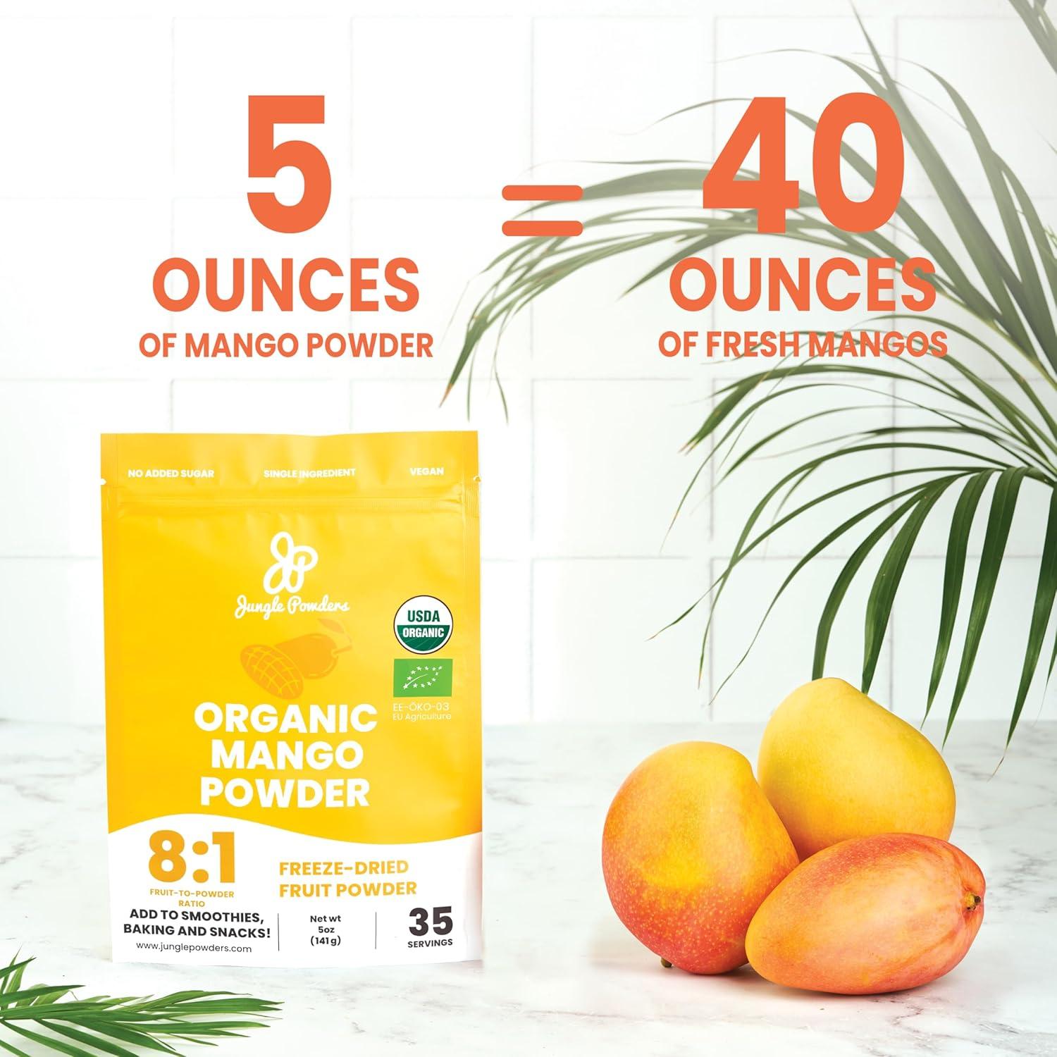 Polvo de Mango Orgánico Jungle Powders 142g - Liofilizado