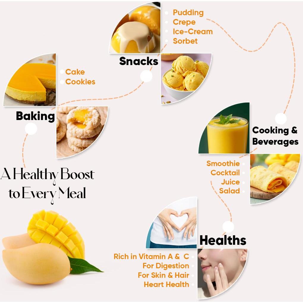 Polvo de Extracto de Mango Bionutricia 200g Antioxidante Vegano