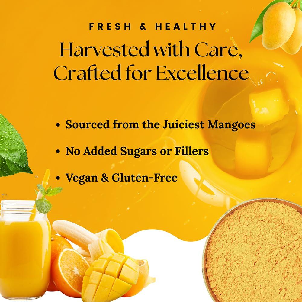 Polvo de Fruta de Mango 114 g - Hebhac Herbals | Vegano y Natural