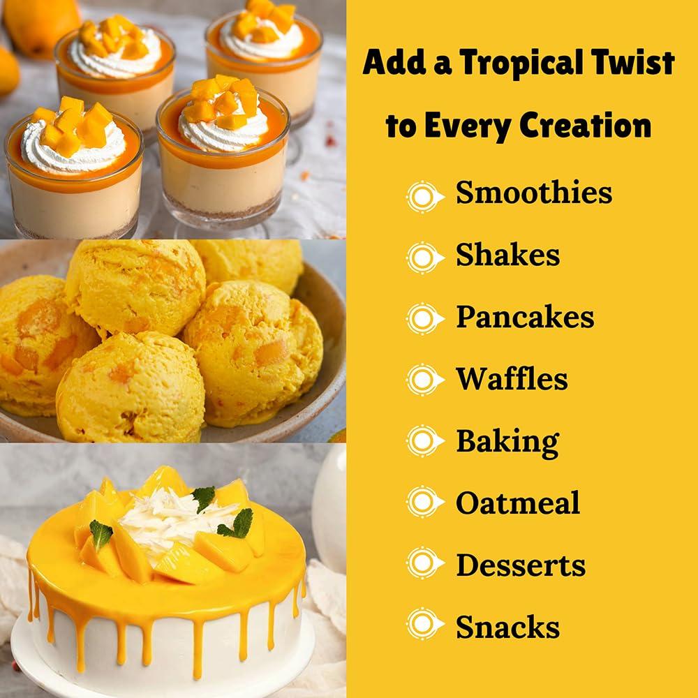 Polvo de Fruta de Mango 114 g - Hebhac Herbals | Vegano y Natural