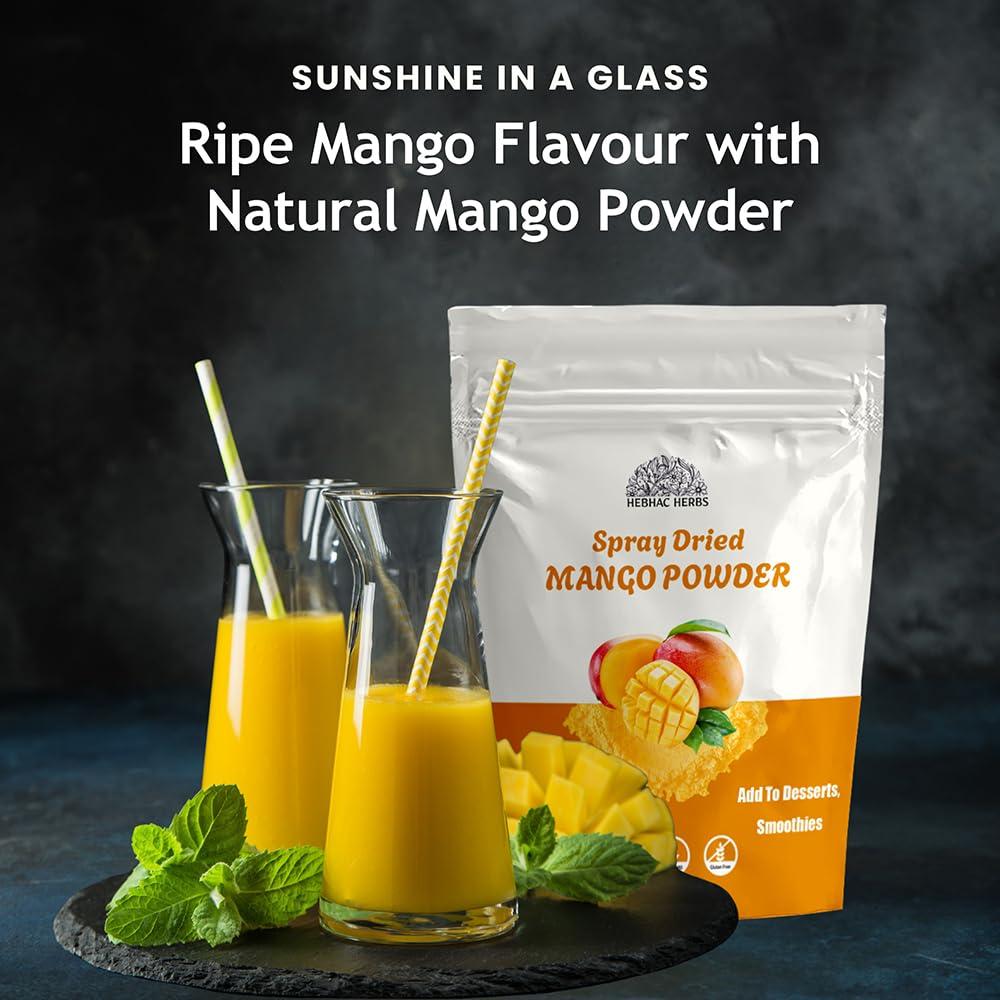 Polvo de Fruta de Mango 114 g - Hebhac Herbals | Vegano y Natural