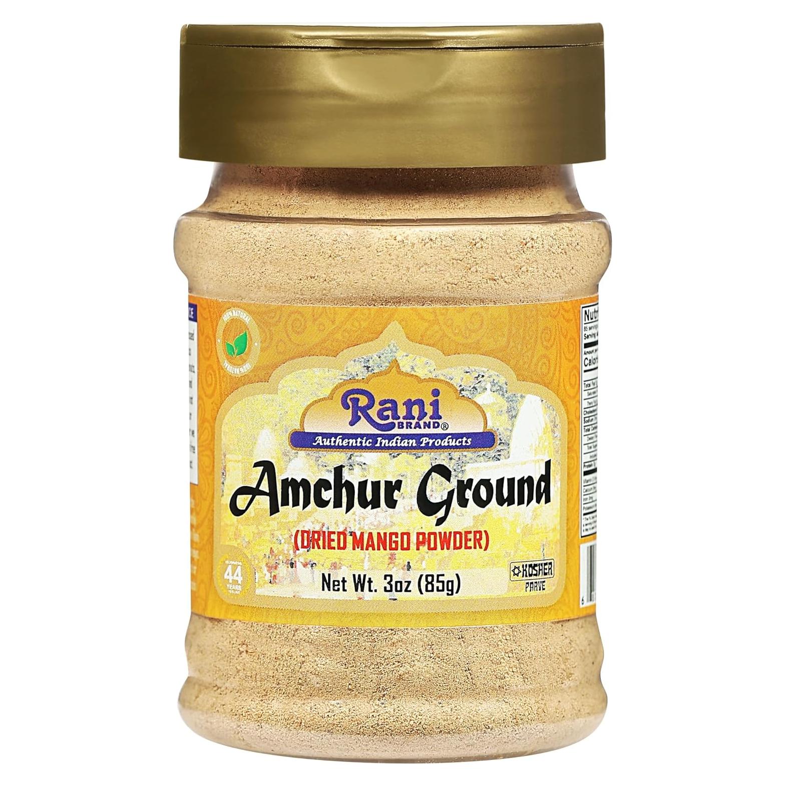 Polvo de Mango Amchur Rani 85g - Especia Natural Vegana