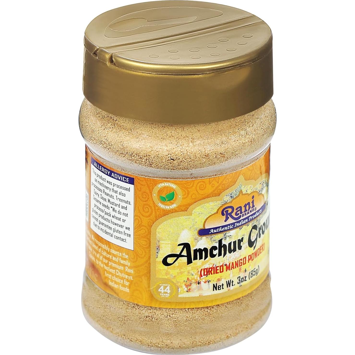 Polvo de Mango Amchur Rani 85g - Especia Natural Vegana