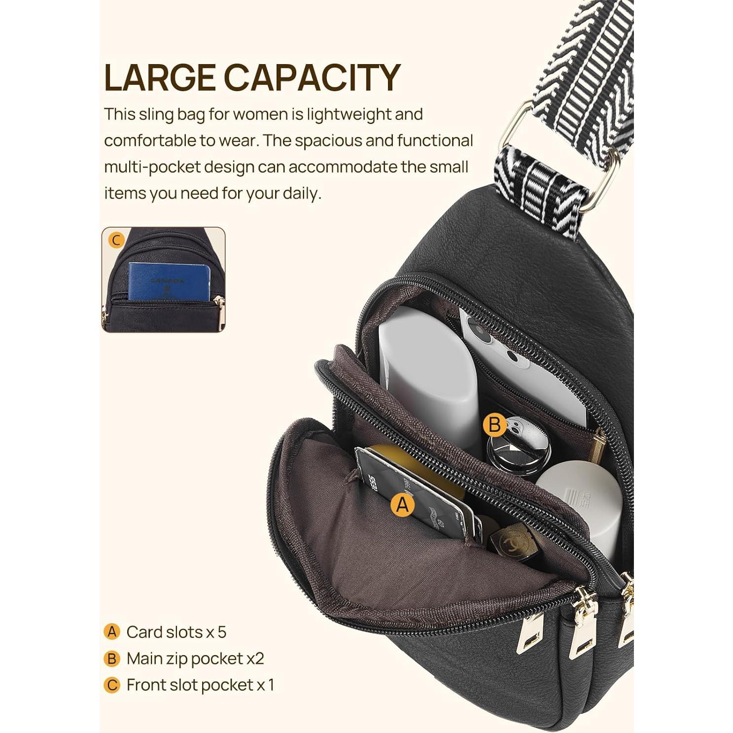 Bolsa Cruzada Telena para Mujeres con Correa Ajustable