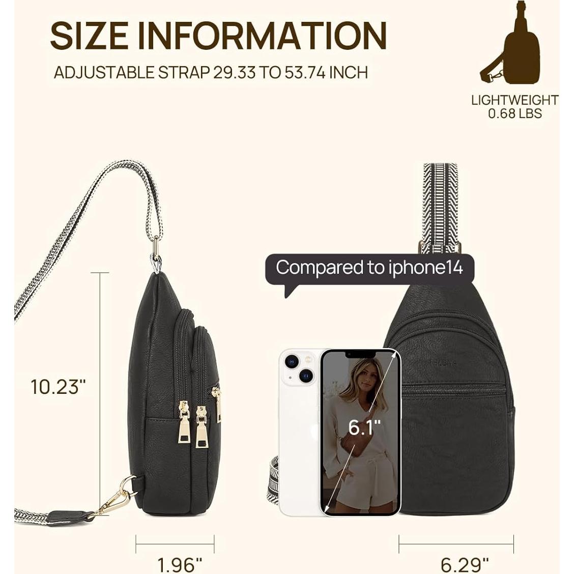 Bolsa Cruzada Telena para Mujeres con Correa Ajustable