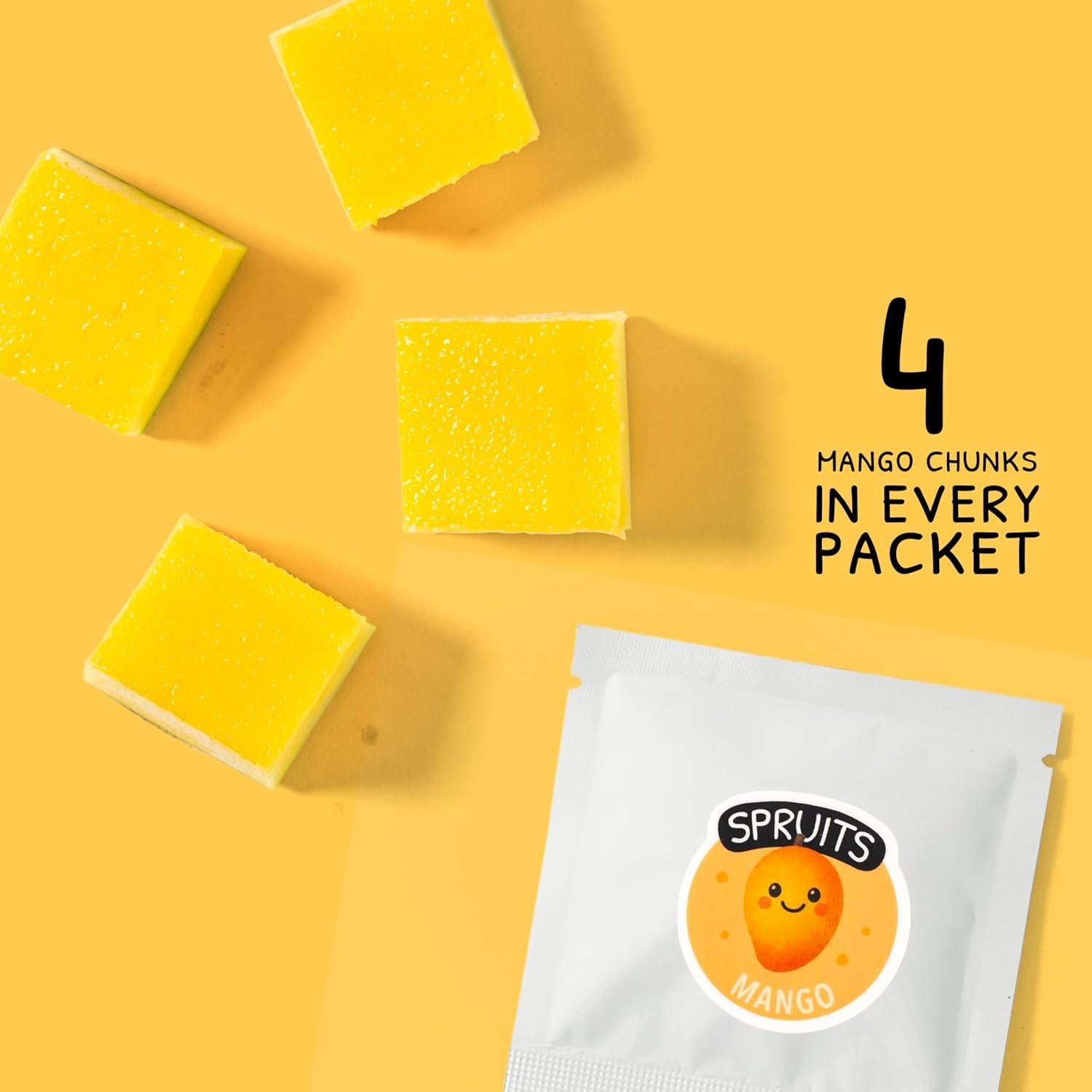 Polvo de Fruta Deshidratada de Mango Spruits - 30 Paquetes