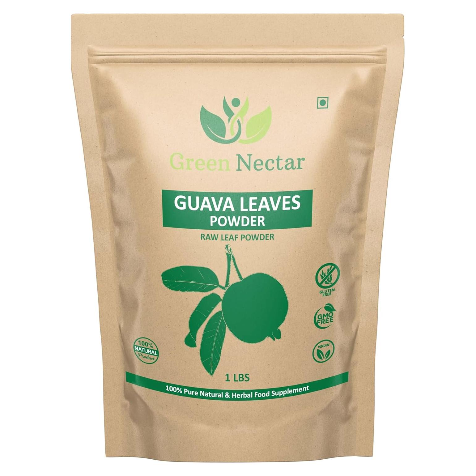 Polvo de Hoja de Guayaba 100% Natural Rainbow 454 g