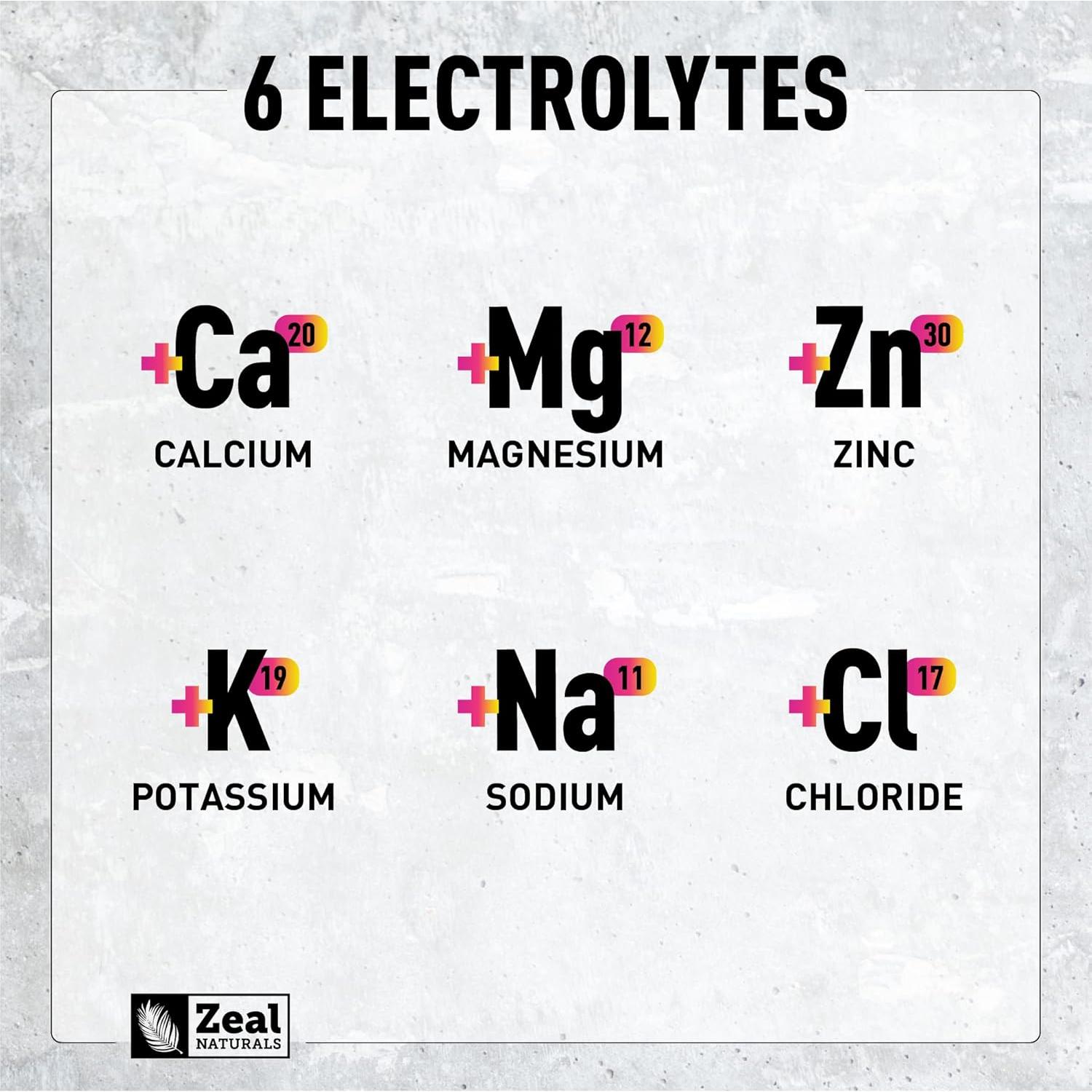 Polvo de Electrolitos Zeal 90 Porciones Sin Azúcar Guayaba Frambuesa