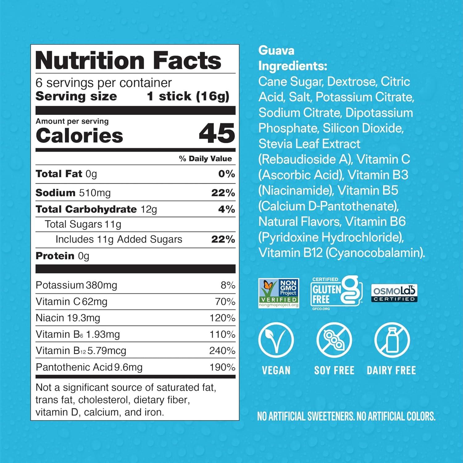 Liquid I.V. Multiplicador de Hidratación Guayaba - 16 Porciones
