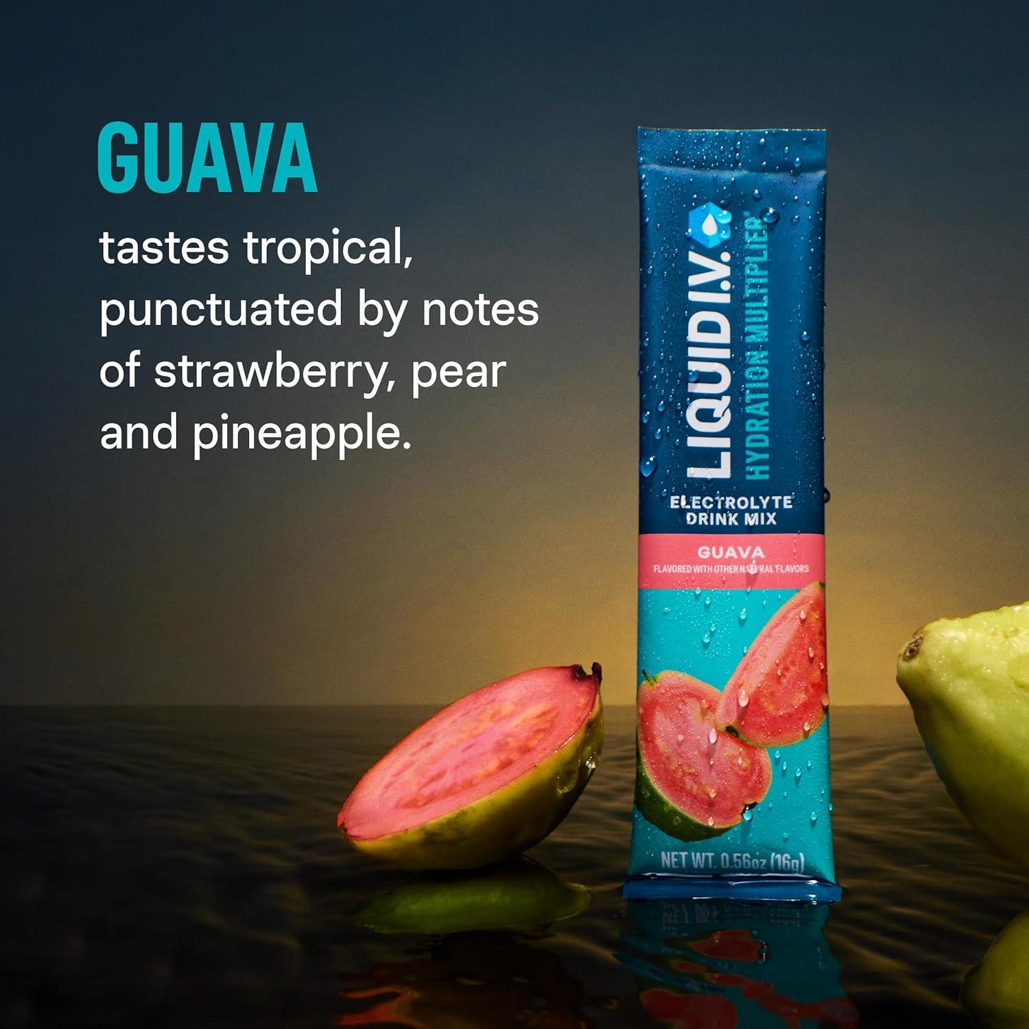 Liquid I.V. Multiplicador de Hidratación Guayaba - 16 Porciones