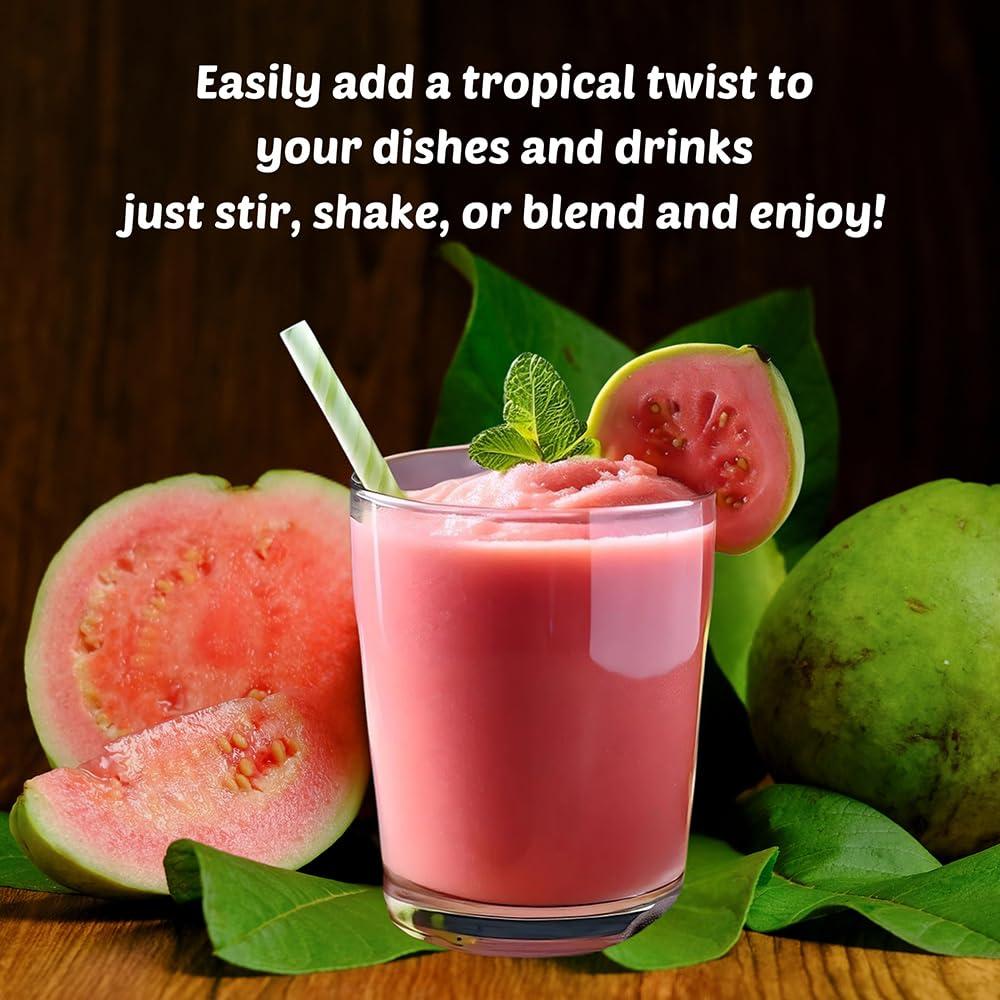 Polvo de Guayaba Rosa 453 g | Mezcla Instantánea Natural