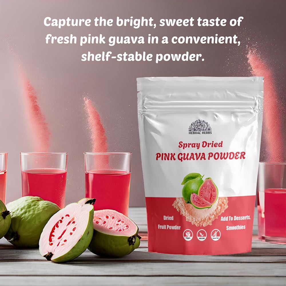 Polvo de Guayaba Rosa 453 g | Mezcla Instantánea Natural