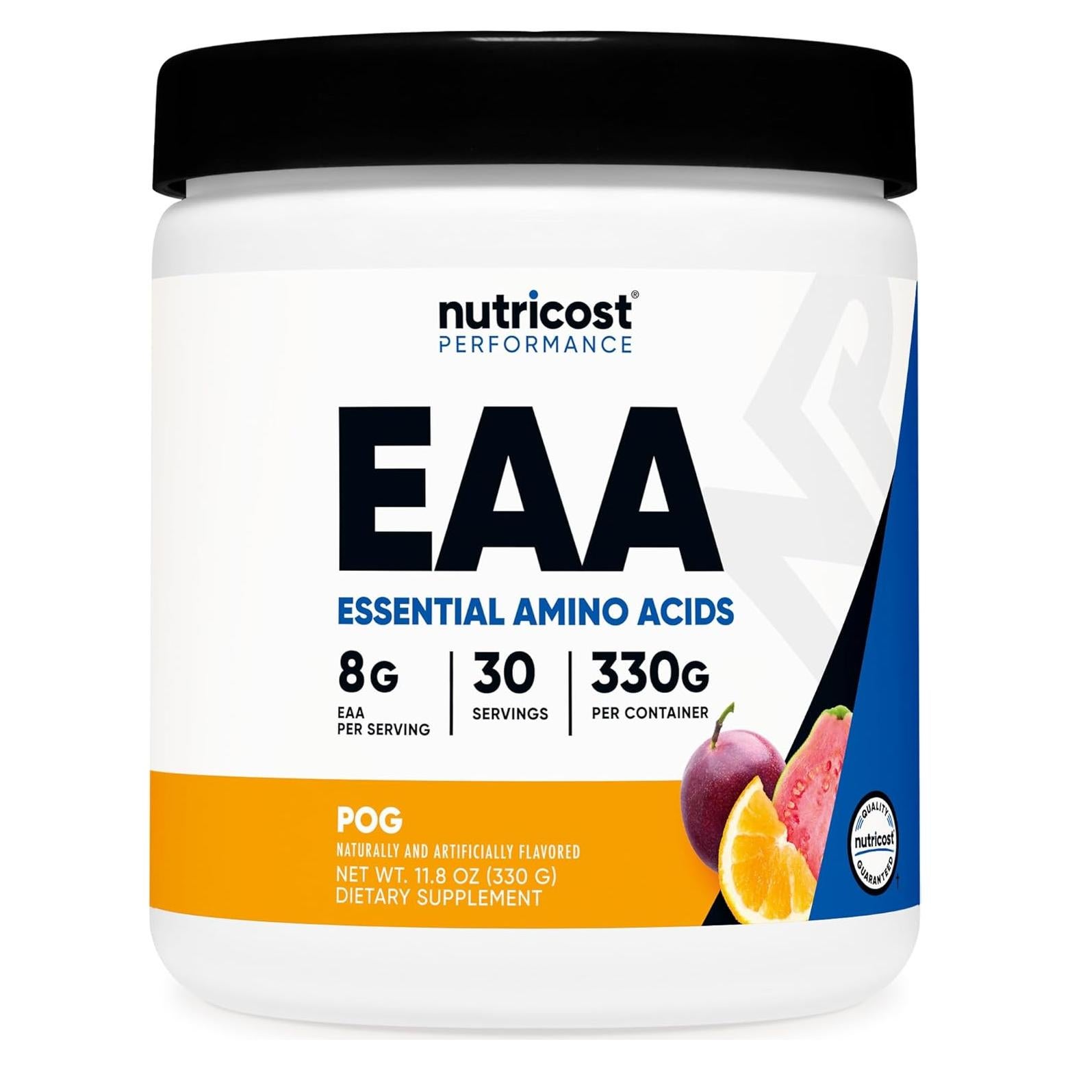 Nutricost EAA Polvo 30 Porciones Fruta de la Pasión Naranja Guayaba