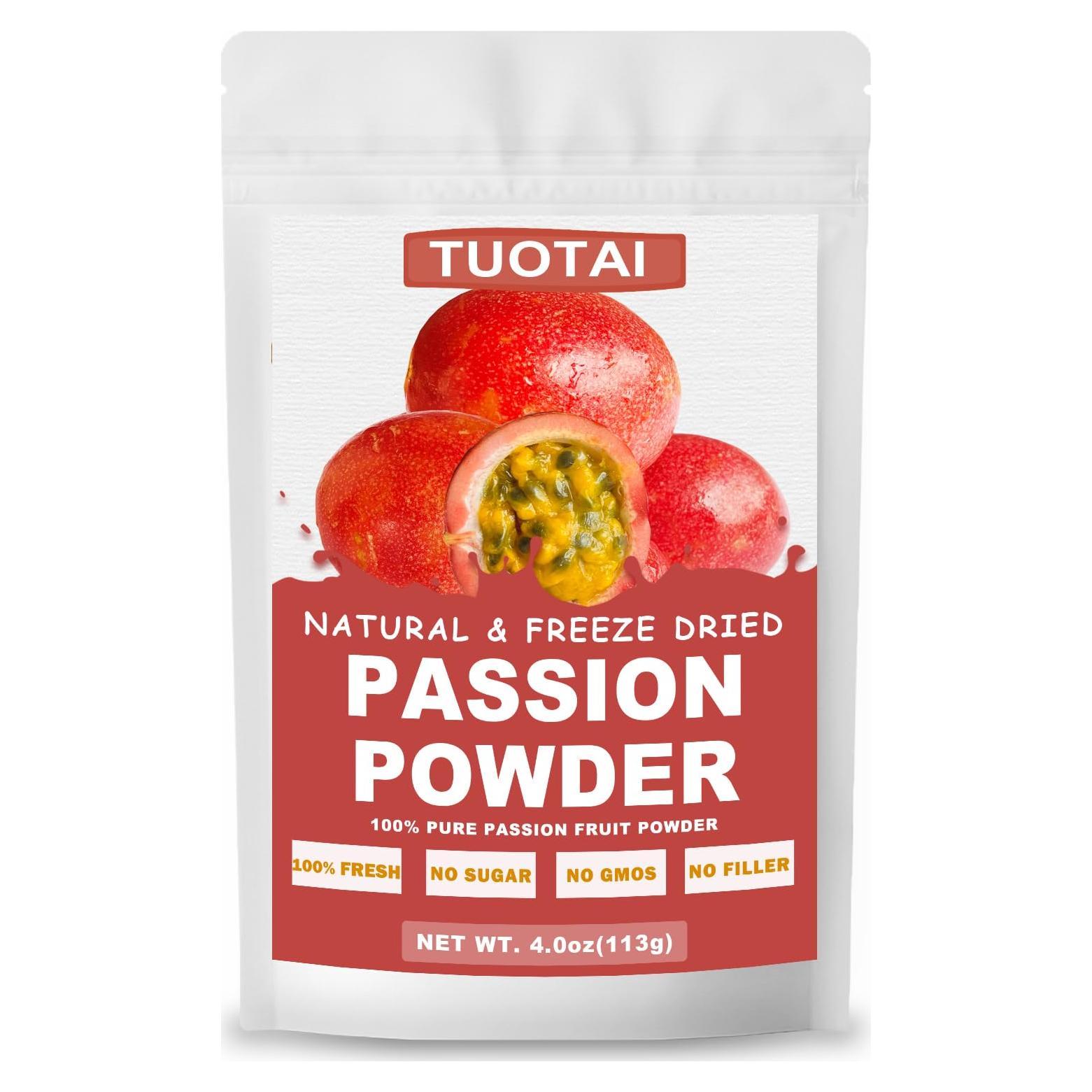 Polvo de Fruta de la Pasión Liofilizado TUOTAI 113.4g
