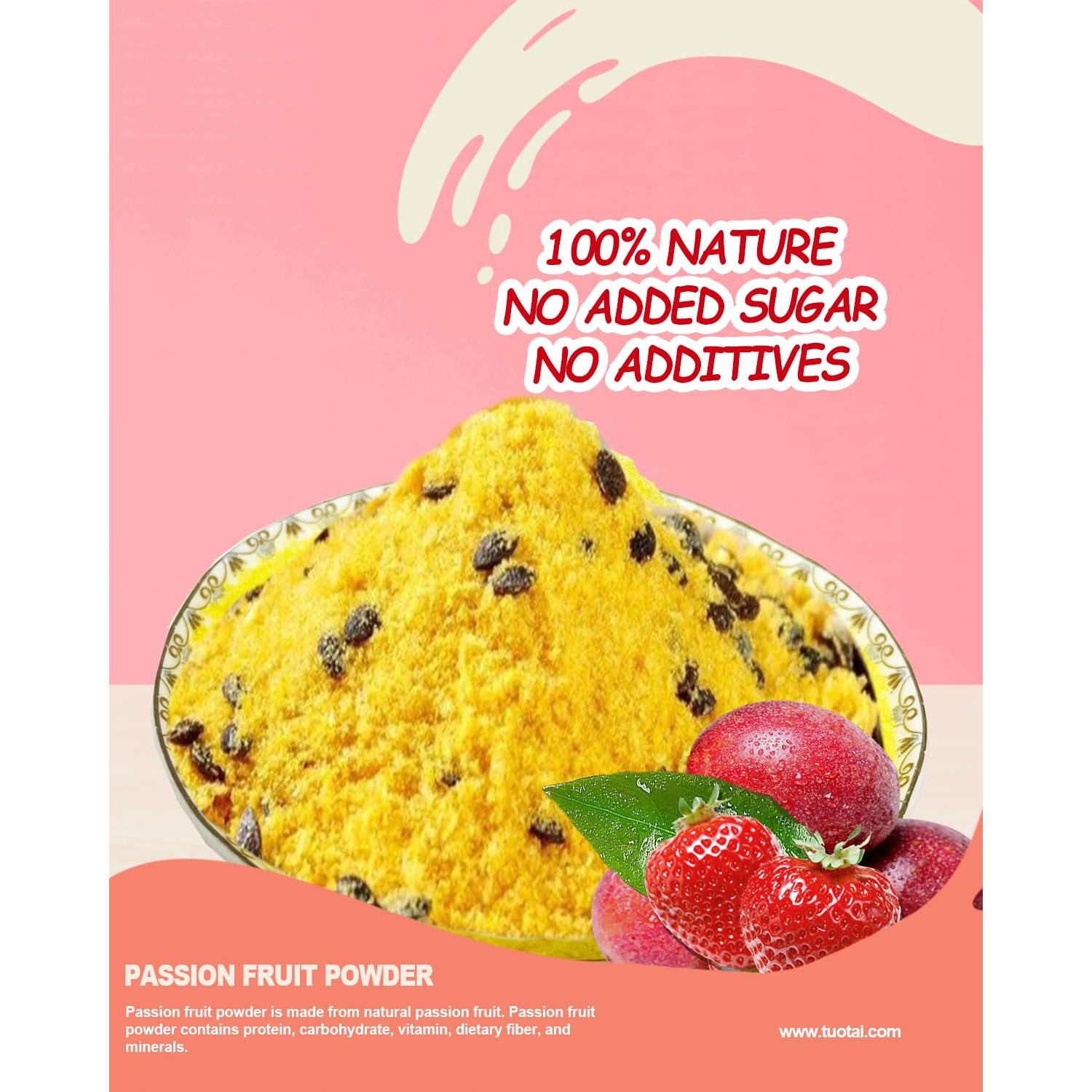 Polvo de Fruta de la Pasión Liofilizado TUOTAI 113.4g