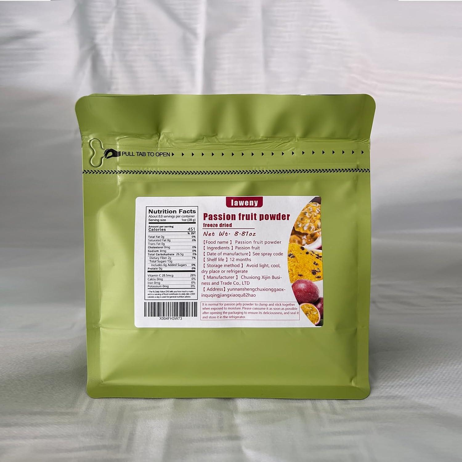 Polvo Liofilizado de Fruta de la Pasión 250g - Ideal para Bebidas y Repostería