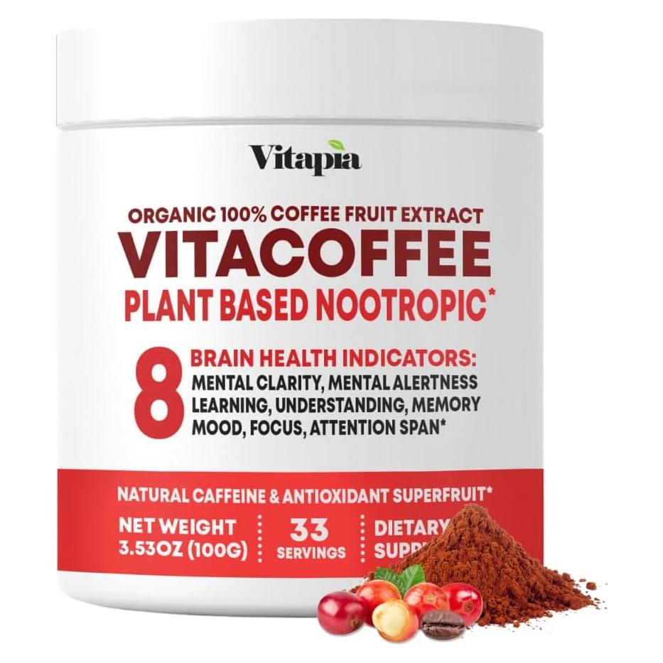 Vitapia Vitacoffee Polvo de Fruta de Café 100g - Energía y Enfoque