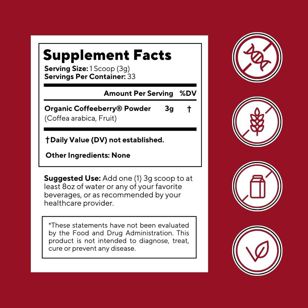 Vitapia Vitacoffee Polvo de Fruta de Café 100g - Energía y Enfoque