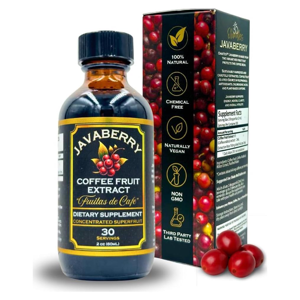 Extracto de Fruta de Café Javaberry - Suplemento Antioxidante 60ml