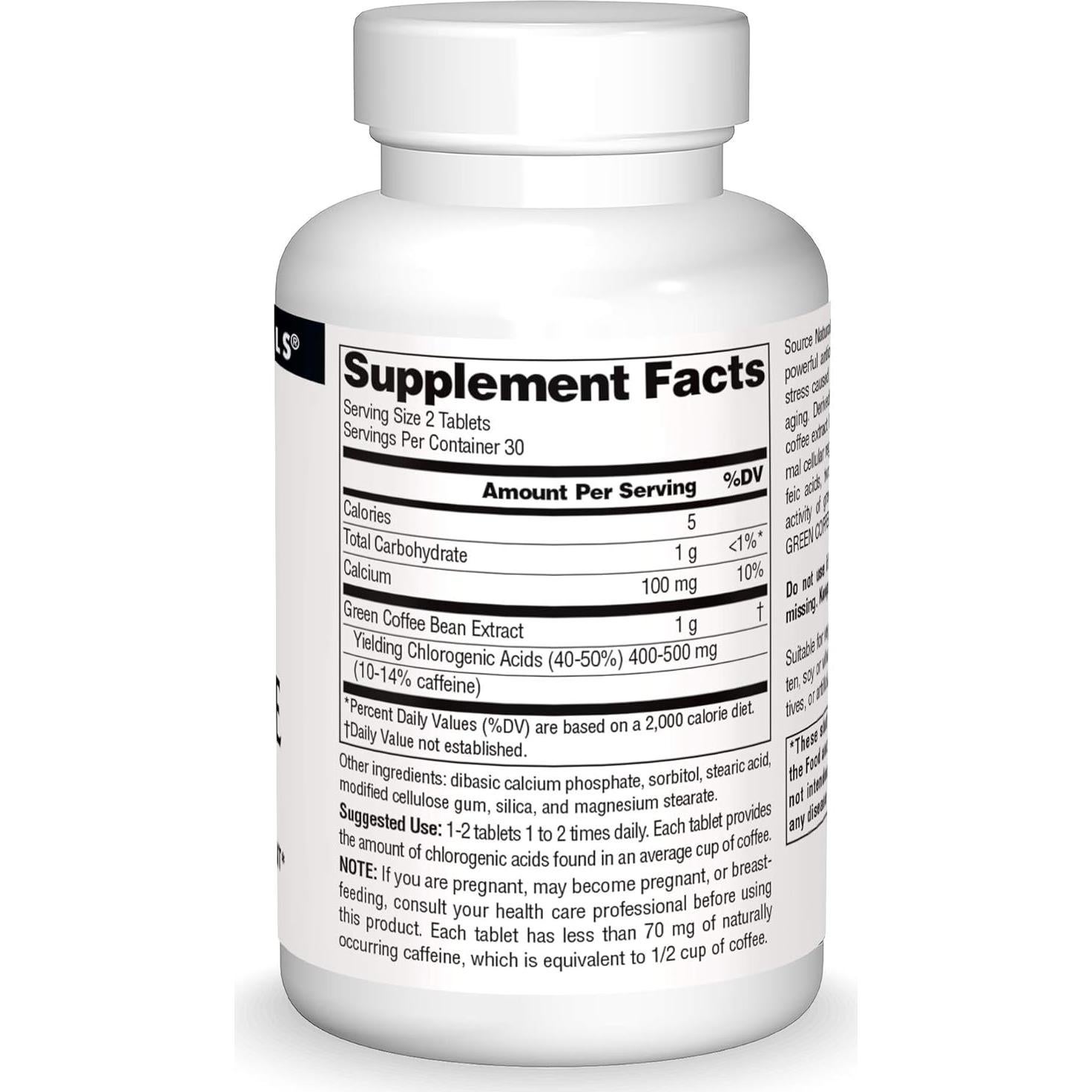 Extracto de Café Verde Source Naturals 63.5g Antioxidante