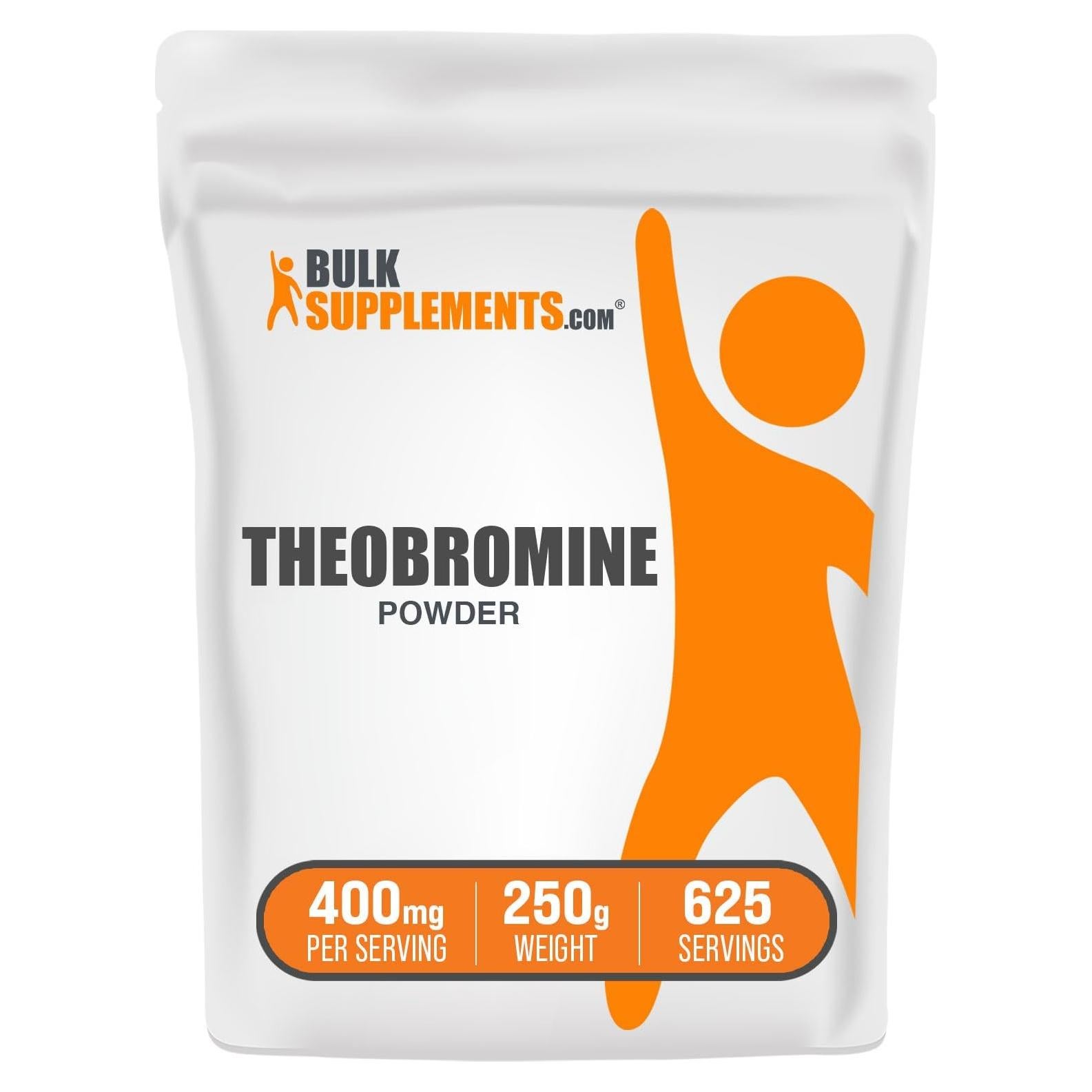 Polvo de Teobromina BulkSupplements 250g - Suplemento Nootrópico