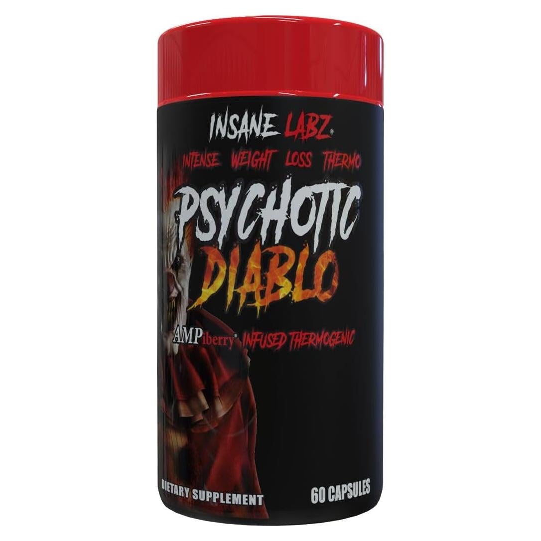 Quemador de Grasa Insane Labz Psychotic Diablo 60 Porciones