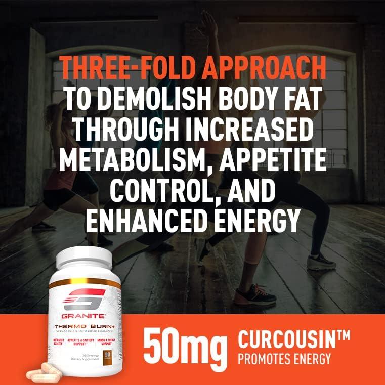 Thermo Burn Granite 90 Cápsulas - Soporte Termogénico y Metabólico