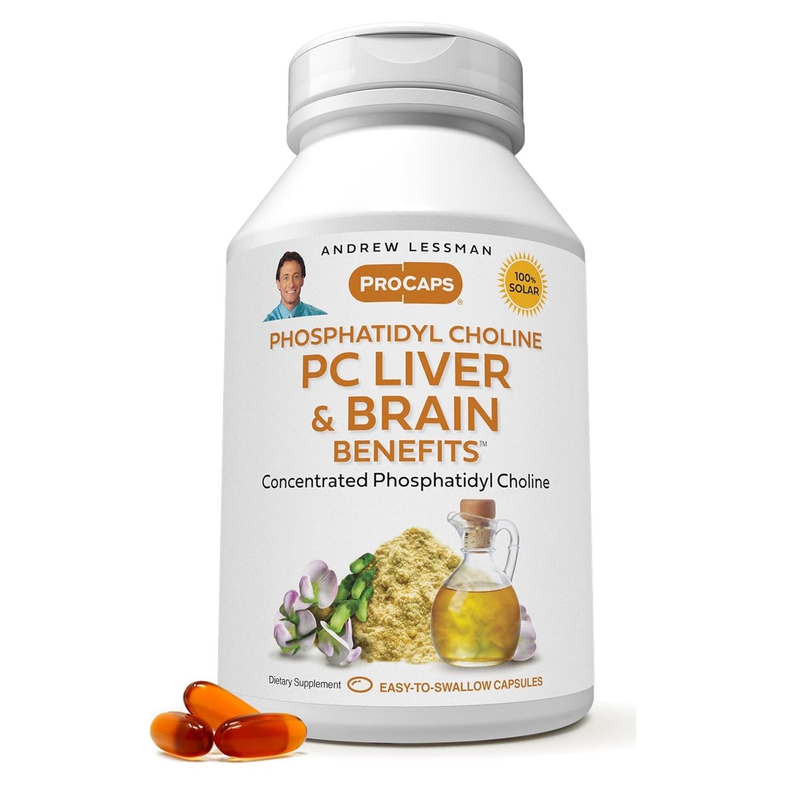 Suplemento Fosfatidil Colina Andrew Lessman 60 Softgels