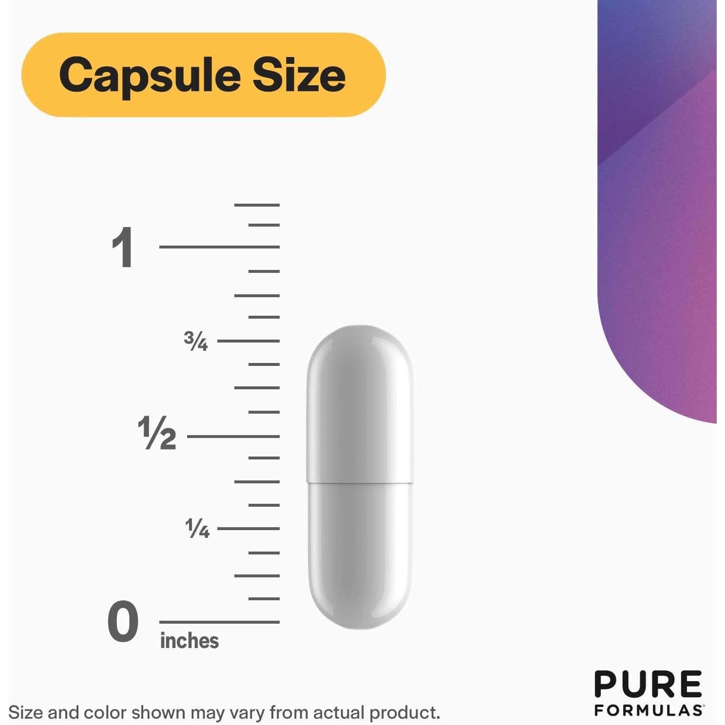 Suplemento de Serina Fosfatidil 100 mg PureFormulas 120 Caps