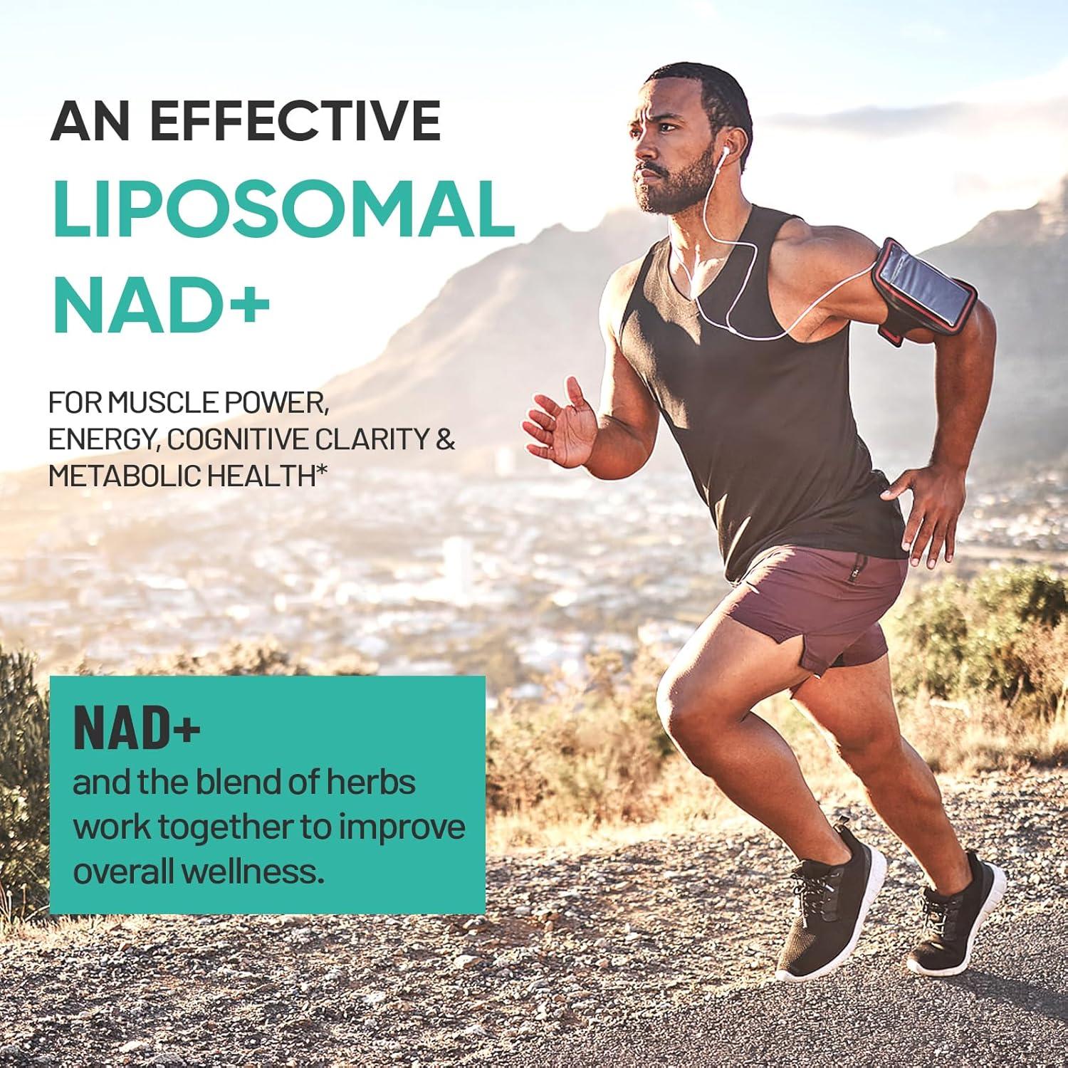 Suplemento de NAD+ Echeden 2000mg Liposomal 90 Cápsulas