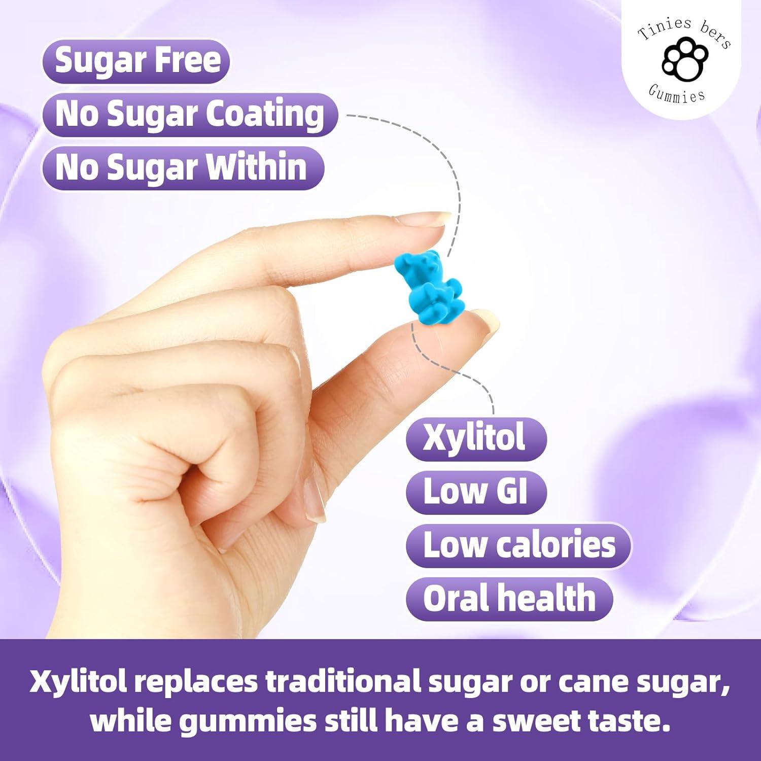 Gomitas P5P 50mg Tinies Bers - Vitamina B6 Sin Azúcar 60u