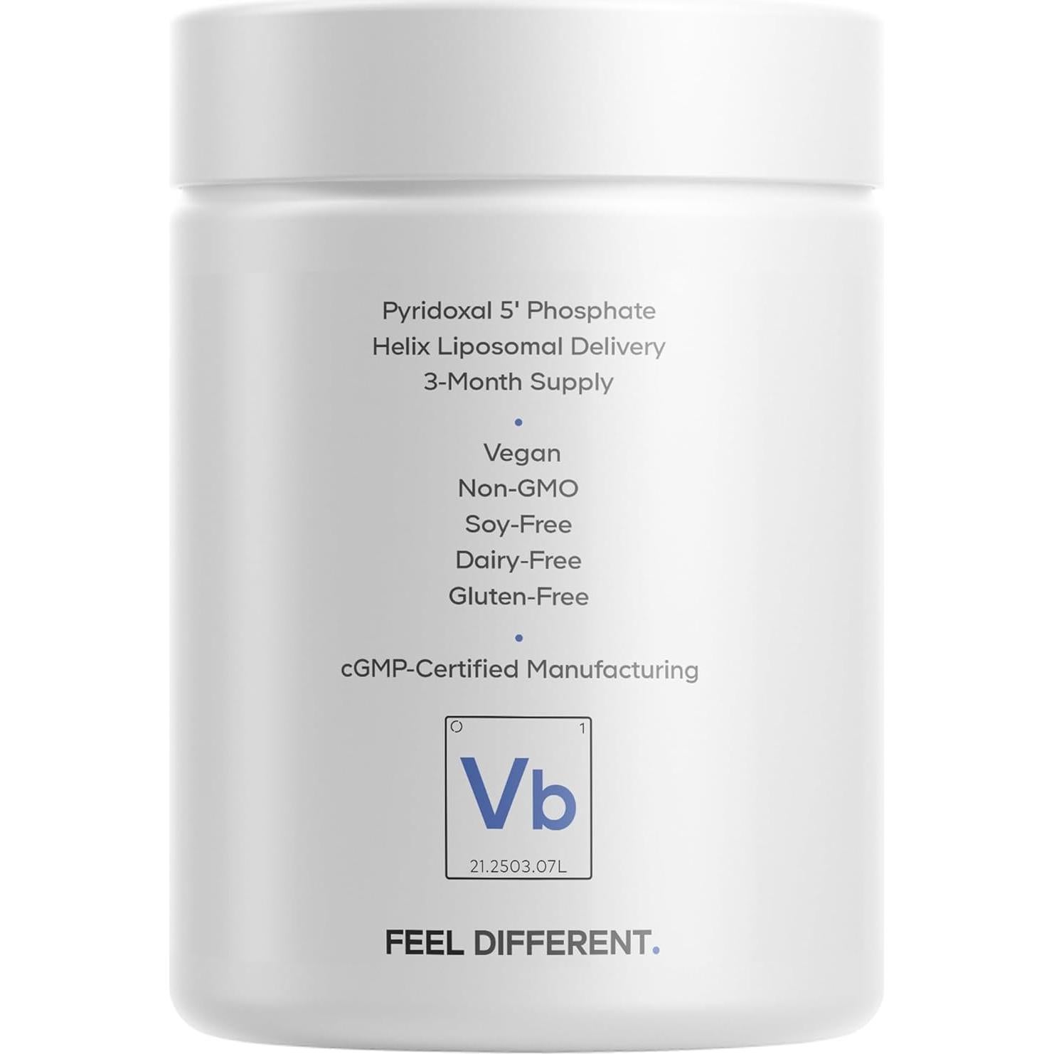 Suplemento Liposomal P5P Codeage - Vitamina B6 Activa 90 Cápsulas