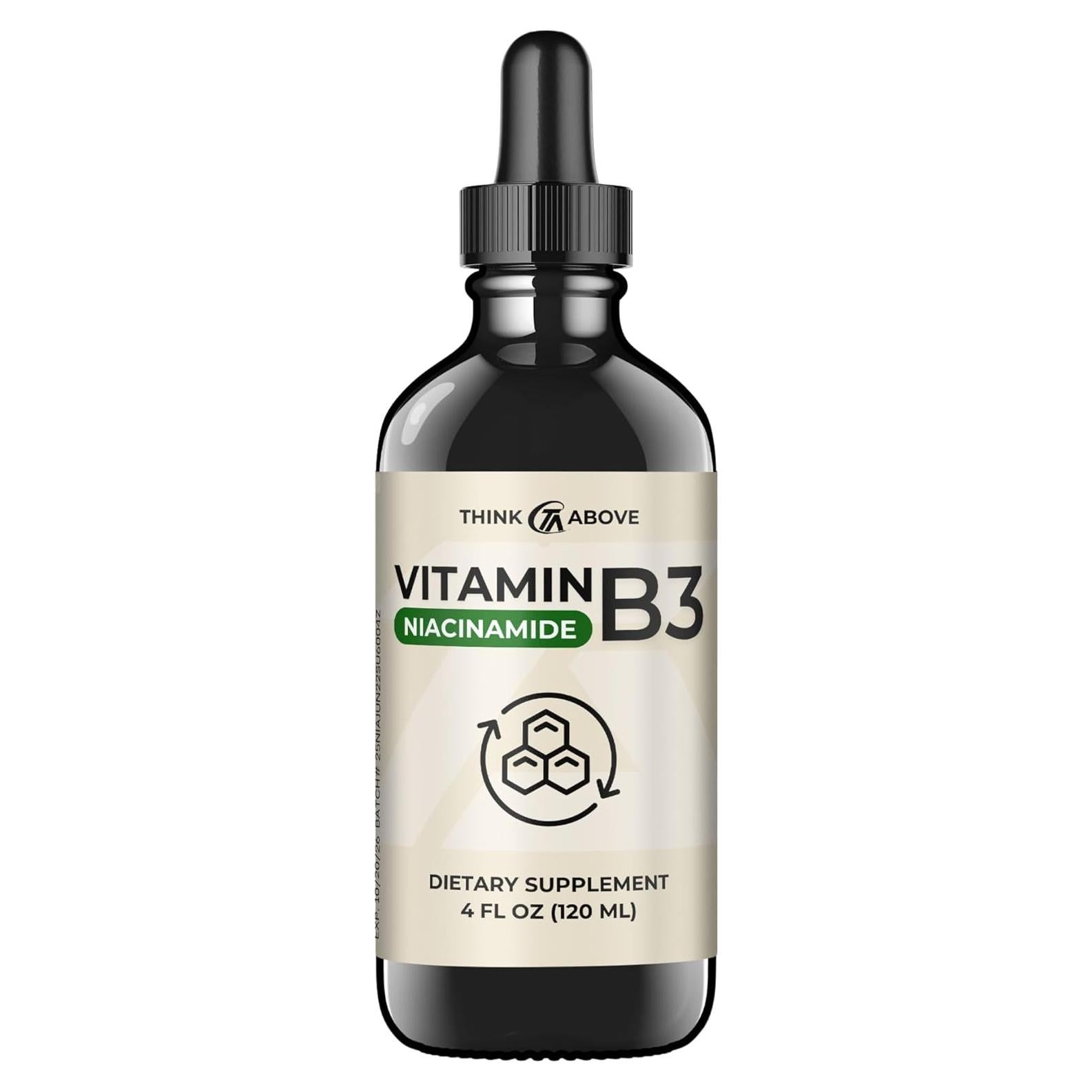 Suplemento de Vitamina B3 Niacinamida Think Above 120ml