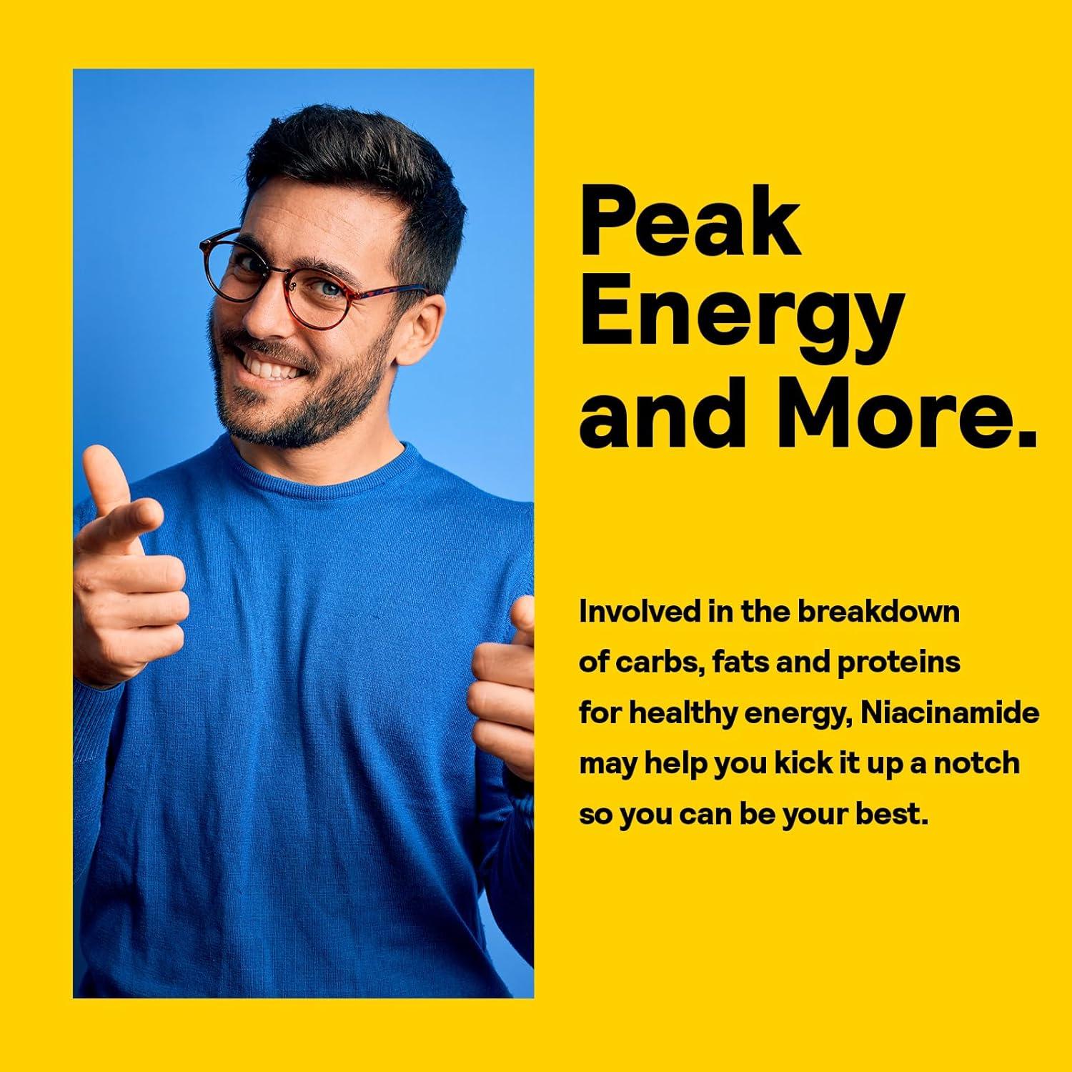 Suplemento de Niacinamida 1000mg Vida de la Naturaleza - 100 Tabletas