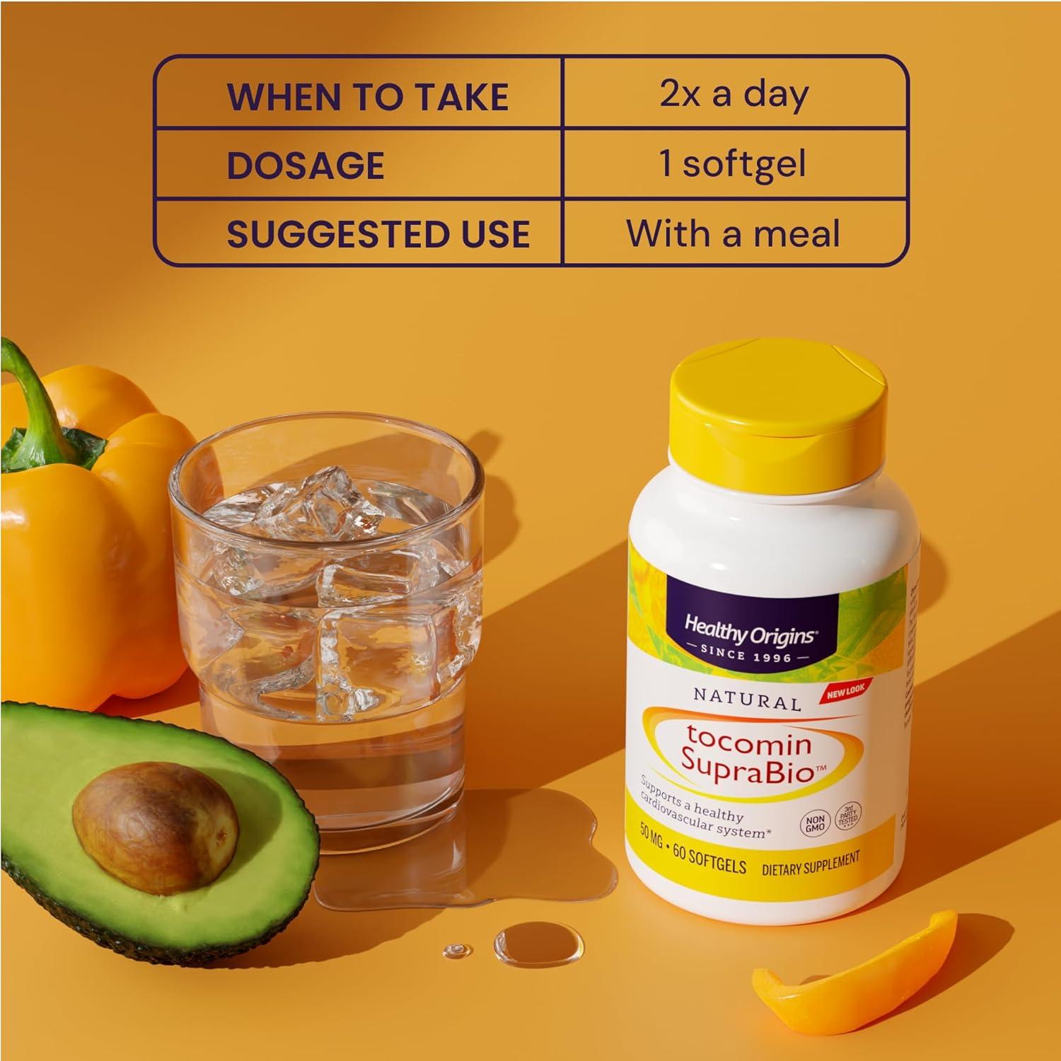 Tocotrienoles 50 mg Healthy Origins Tocomin SupraBio 150 Gelatinas