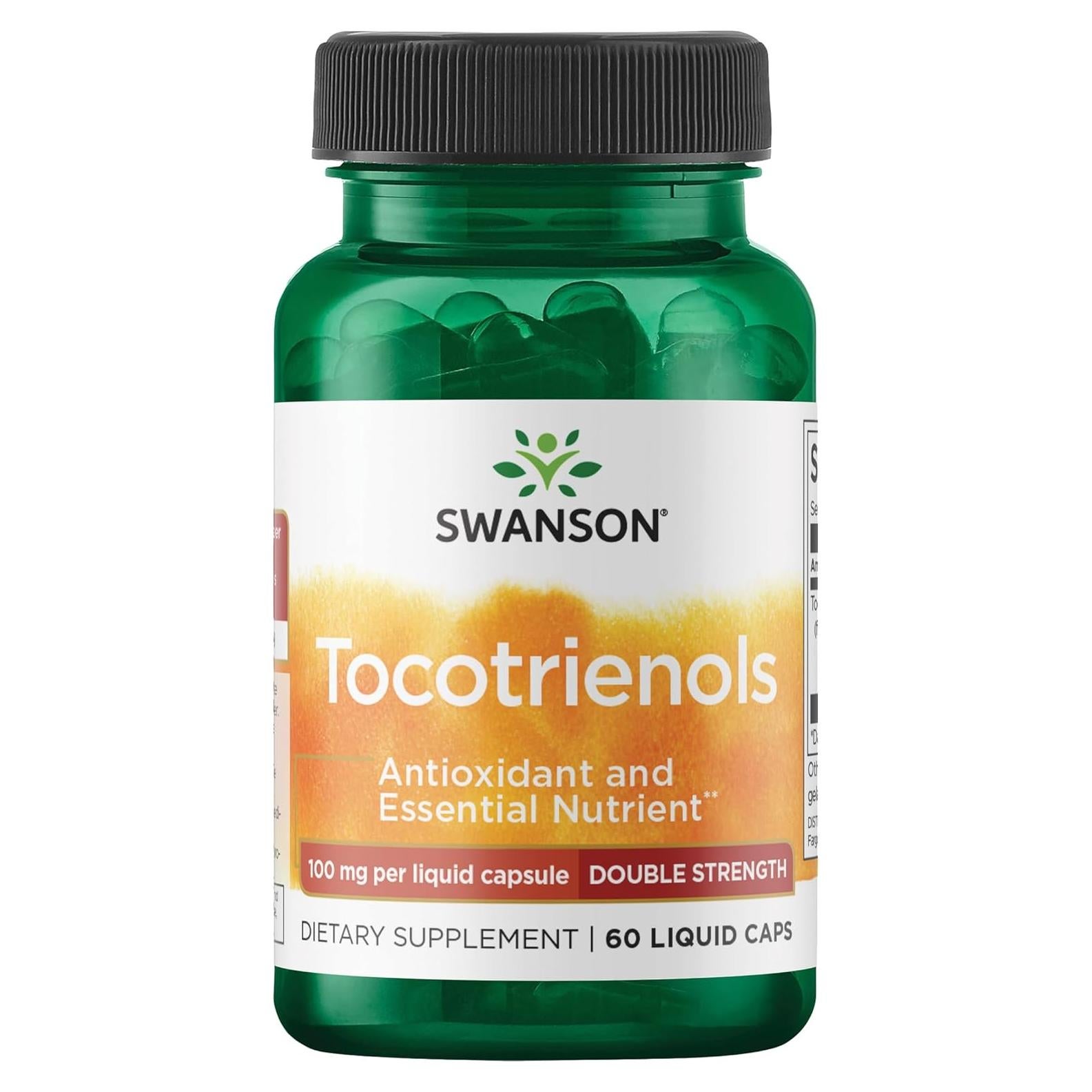 Swanson Tocotrienoles Doble Fuerza 60 Cápsulas Líquidas 100mg