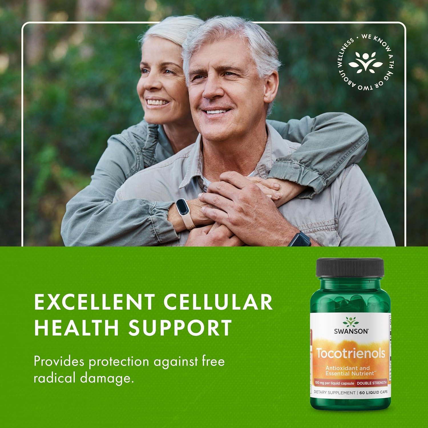 Swanson Tocotrienoles Doble Fuerza 60 Cápsulas Líquidas 100mg