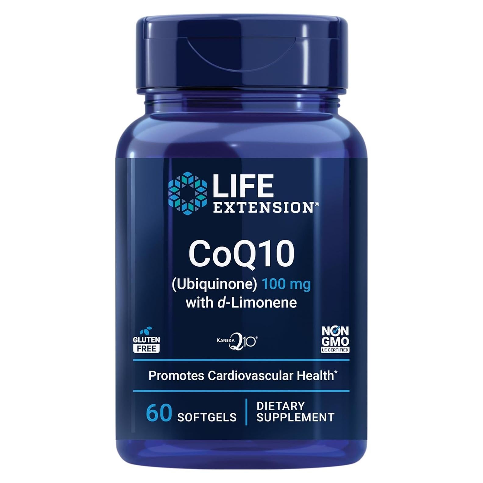 Suplemento CoQ10 Life Extension 60 Gelatinas Blandas - Salud del Corazón