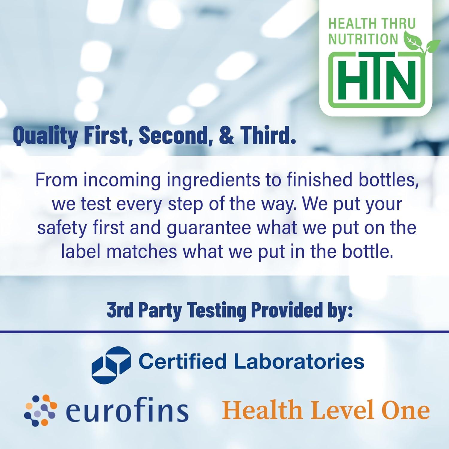 Ubiquinol 100mg Health Thru Nutrition 120 Softgels - CoQ10