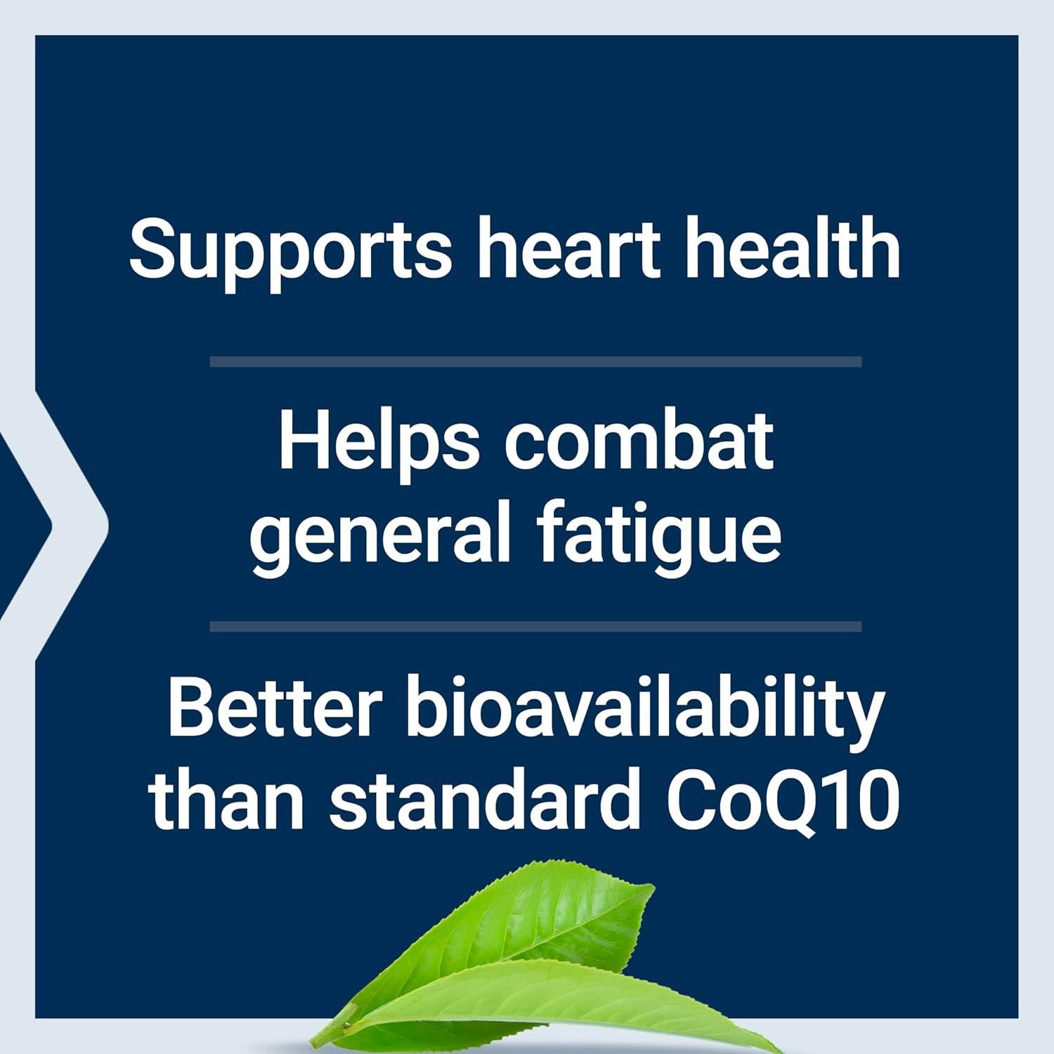 Suplemento CoQ10 Ubiquinol Life Extension 100 mg 60 geles