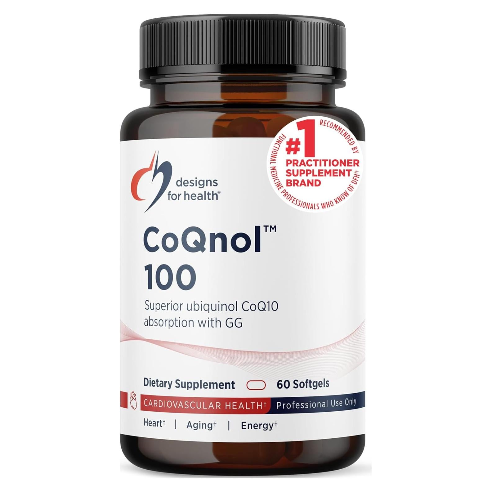 CoQnol 100mg Ubiquinol - Coenzima Q10 Alta Absorción 60 Gelatinas