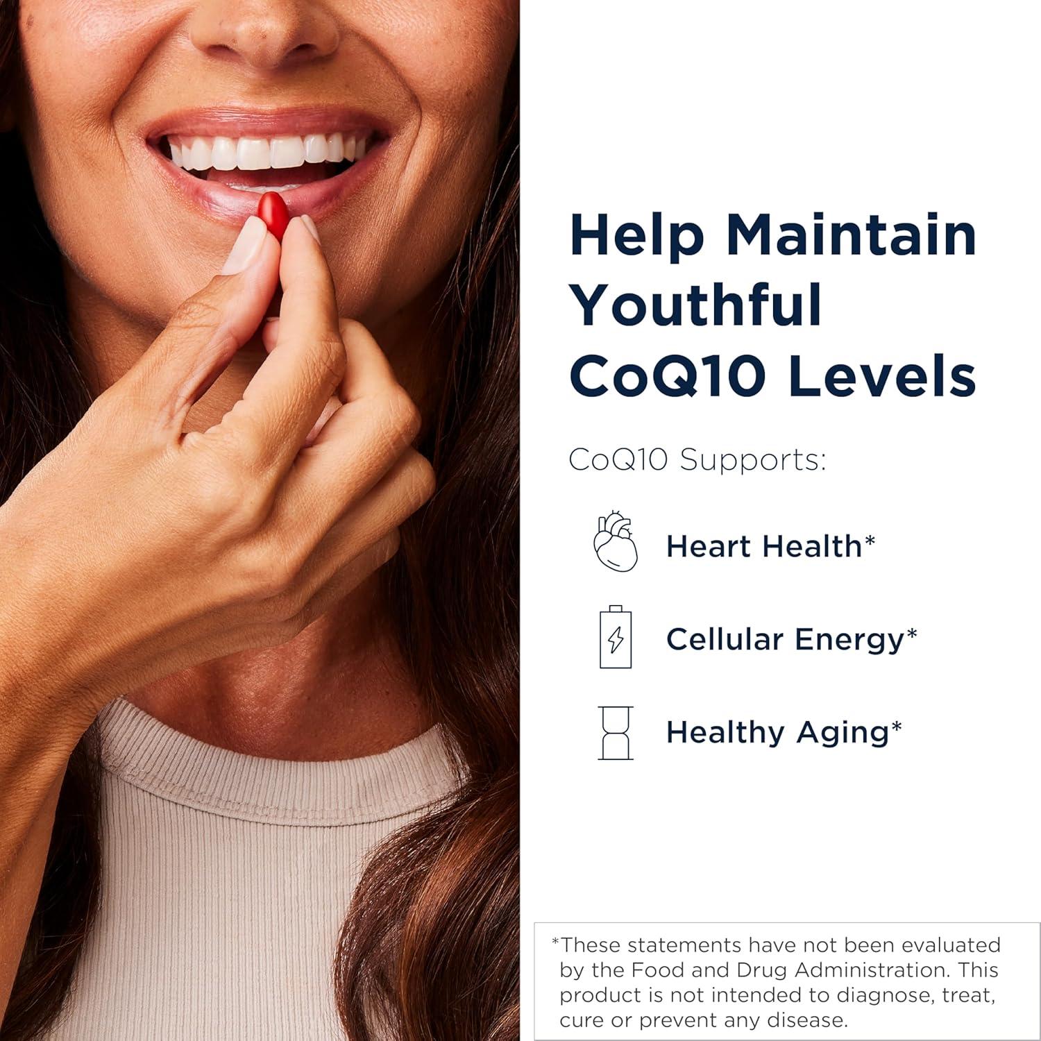 CoQnol 100mg Ubiquinol - Coenzima Q10 Alta Absorción 60 Gelatinas